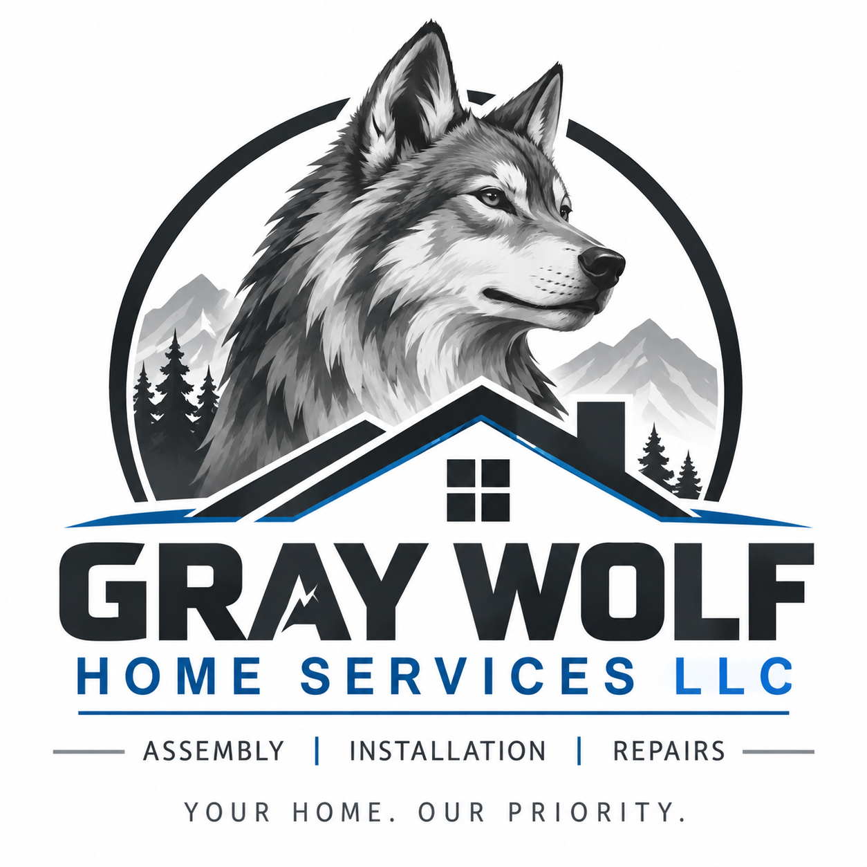 Gray Wolf Home Services logo